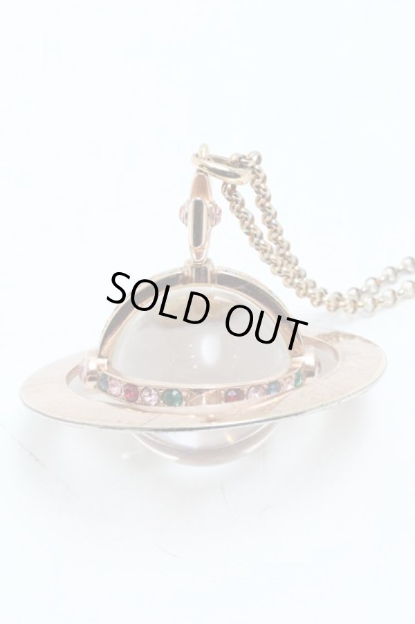 画像3: ヴィヴィアンウエストウッド 中古 / ジャイアントオーブネックレス  ピンクゴールド  S-25-03-30-028-ac-AS-ZS (3)