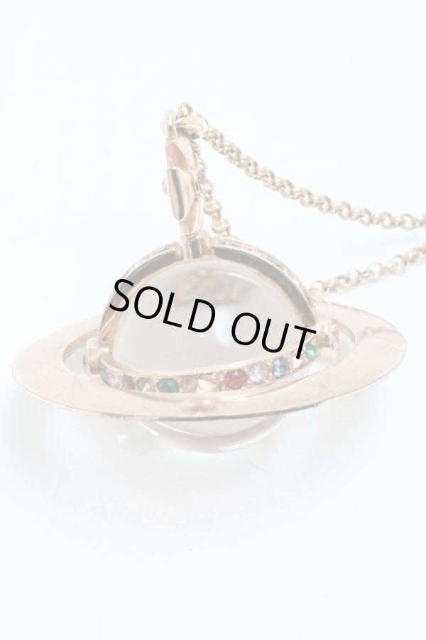 画像4: ヴィヴィアンウエストウッド 中古 / ジャイアントオーブネックレス  ピンクゴールド  S-25-03-30-028-ac-AS-ZS (4)