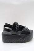 画像4: ヴィヴィアンウエストウッド×Melissa 中古 / CONNECT ADサンダル 24 黒  S-25-03-30-002-sh-AS-ZS (4)