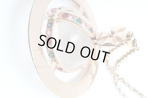 画像8: ヴィヴィアンウエストウッド 中古 / ジャイアントオーブネックレス  ピンクゴールド  S-25-03-30-028-ac-AS-ZS (8)