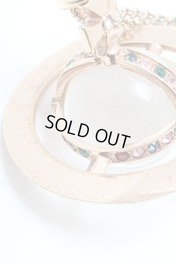 画像9: ヴィヴィアンウエストウッド 中古 / ジャイアントオーブネックレス  ピンクゴールド  S-25-03-30-028-ac-AS-ZS (9)