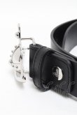 画像3: ヴィヴィアンウエストウッド 中古 / オーブバックルベルト  黒ｘシルバー  S-25-03-30-029-gd-AS-ZS (3)