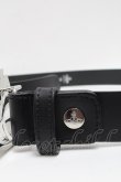 画像5: ヴィヴィアンウエストウッド 中古 / オーブバックルベルト  黒ｘシルバー  S-25-03-30-029-gd-AS-ZS (5)