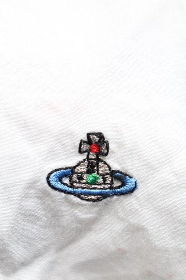 画像3: ヴィヴィアンウエストウッド MAN 中古 / ワインステインシャツ  白xピンク  S-25-03-30-031-bl-AS-ZS (3)