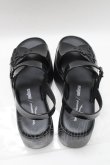 画像7: ヴィヴィアンウエストウッド×Melissa 中古 / CONNECT ADサンダル 24 黒  S-25-03-30-002-sh-AS-ZS (7)