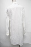 画像2: ヴィヴィアンウエストウッド MAN 中古 / アイレットレースシャツ 46 白  S-25-03-30-032-bl-AS-ZS (2)