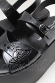 画像10: ヴィヴィアンウエストウッド×Melissa 中古 / CONNECT ADサンダル 24 黒  S-25-03-30-002-sh-AS-ZS (10)