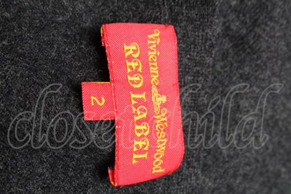 画像4: ヴィヴィアンウエストウッド 中古 / 単色オーブ刺繍カーディガン  グレー  S-25-03-30-045-to-AS-ZS (4)