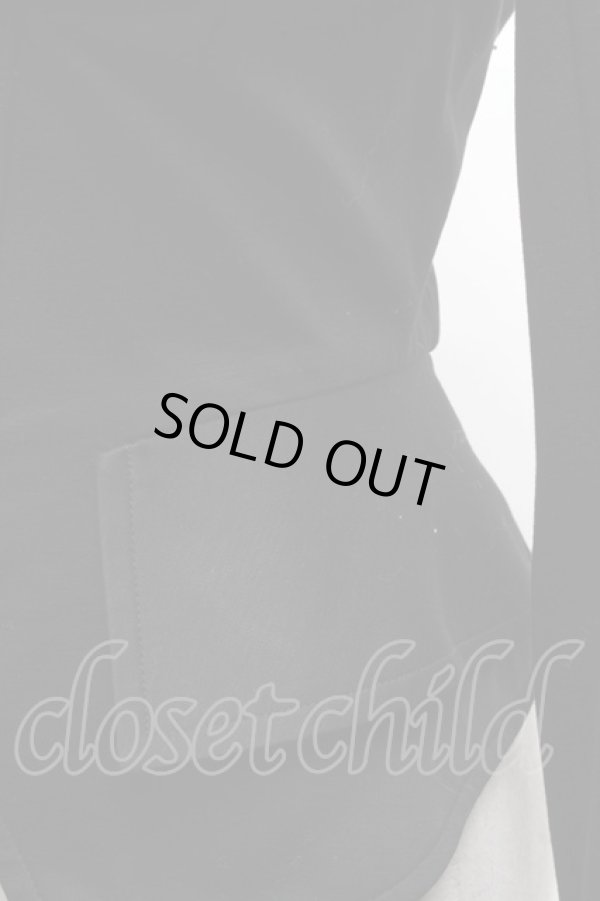 画像3: ヴィヴィアンウエストウッド 中古 / カットライダースデザインジャケット 1 黒  S-25-03-30-054-jc-AS-ZS (3)