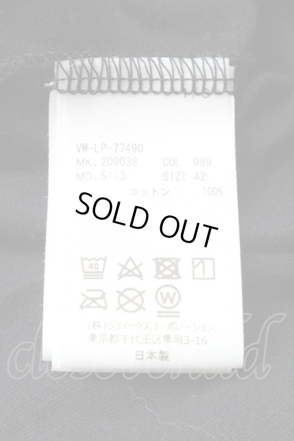 画像4: ヴィヴィアンウエストウッド 中古 / ORIGINAL JACQUARD PETER PANシャツ  黒  S-25-03-30-062-bl-AS-ZS (4)