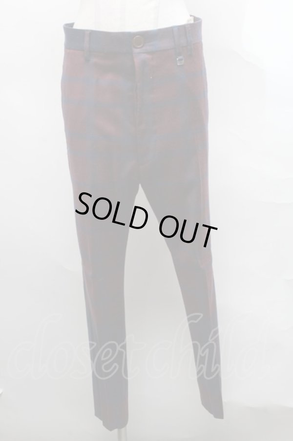 画像6: ヴィヴィアンウエストウッド MAN 中古 / チェックセットアップ 44 ワインx紺  S-25-03-30-067-jc-AS-ZS (6)