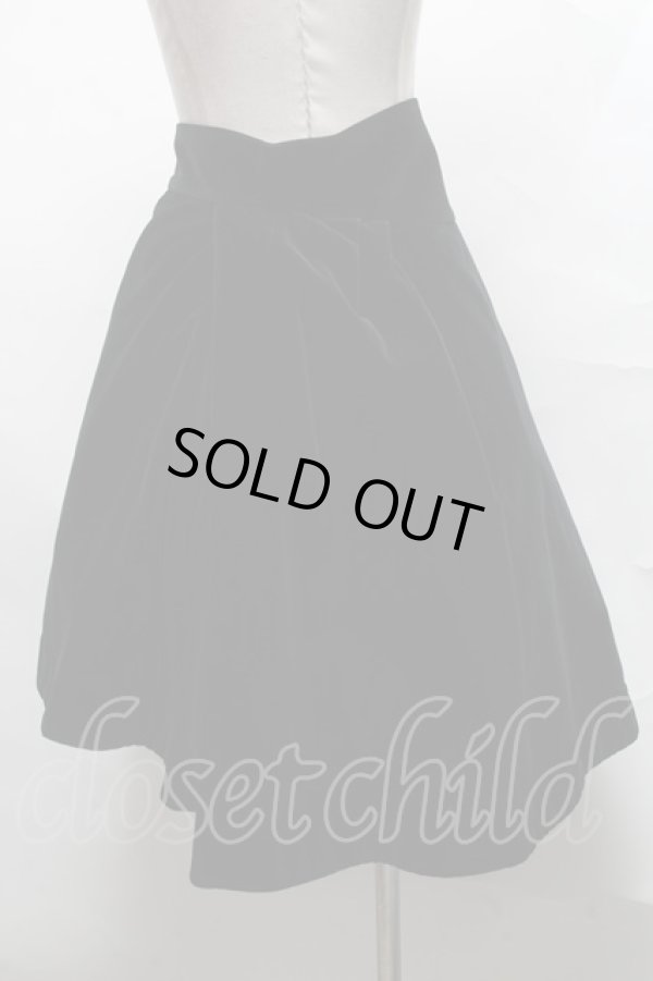 画像2: ヴィヴィアンウエストウッド 中古 / ベロアスカート 40 黒  S-25-03-30-070-sk-AS-ZS (2)