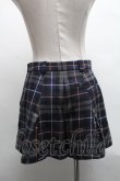 画像2: ヴィヴィアンウエストウッド 中古 / チェックキュロットパンツ 1 グレーｘ紺  S-25-03-30-073-pa-AS-ZS (2)