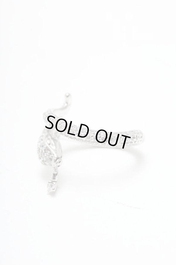 画像2: ヴィヴィアンウエストウッド 中古 / Elysia Snakeリング  シルバー  S-25-03-30-011-ac-AS-ZS (2)