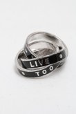 画像2: ヴィヴィアンウエストウッド 中古 / パーシーリング M 黒  S-25-03-30-017-ac-AS-ZS (2)