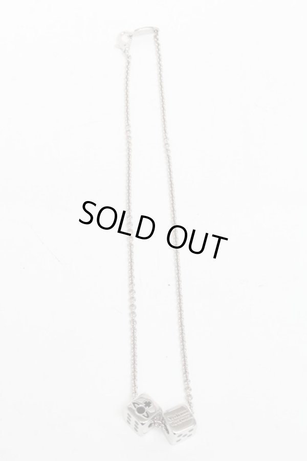 画像2: ヴィヴィアンウエストウッド 中古 / LEICESTER DICEネックレス  シルバー  S-25-04-16-004-ac-AS-ZS (2)