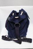 画像2: ヴィヴィアンウエストウッド 中古 / バイカラーバックパック  サックスｘ紺  S-25-04-16-033-ba-AS-ZS (2)
