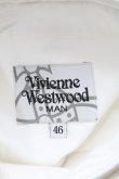 画像4: ヴィヴィアンウエストウッド MAN 中古 / オーブ刺繍ブラウス 46 白  S-25-04-16-035-bl-AS-ZS (4)