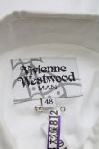 画像4: ヴィヴィアンウエストウッド MAN 中古 //オーブ刺繍シャツ 48 白  S-25-04-16-036-bl-AS-ZS (4)
