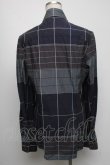 画像2: ヴィヴィアンウエストウッド MAN 中古 / 切替チェックシャツ  グレー  S-25-04-16-038-bl-AS-ZS (2)