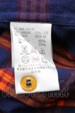 画像5: ヴィヴィアンウエストウッド MAN 中古 / チェックシャツ 46 オレンジｘ紺  S-25-04-16-040-ts-AS-ZS (5)