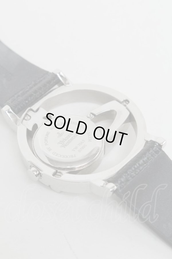 画像3: ヴィヴィアンウエストウッド 中古 / サークルオーブウォッチ  黒  S-25-04-16-013-ac-HR-ZY (3)