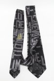 画像2: ヴィヴィアンウエストウッド MAN 中古 / ネクタイ  黒ｘグレー  S-25-04-16-017-gd-AS-ZS (2)