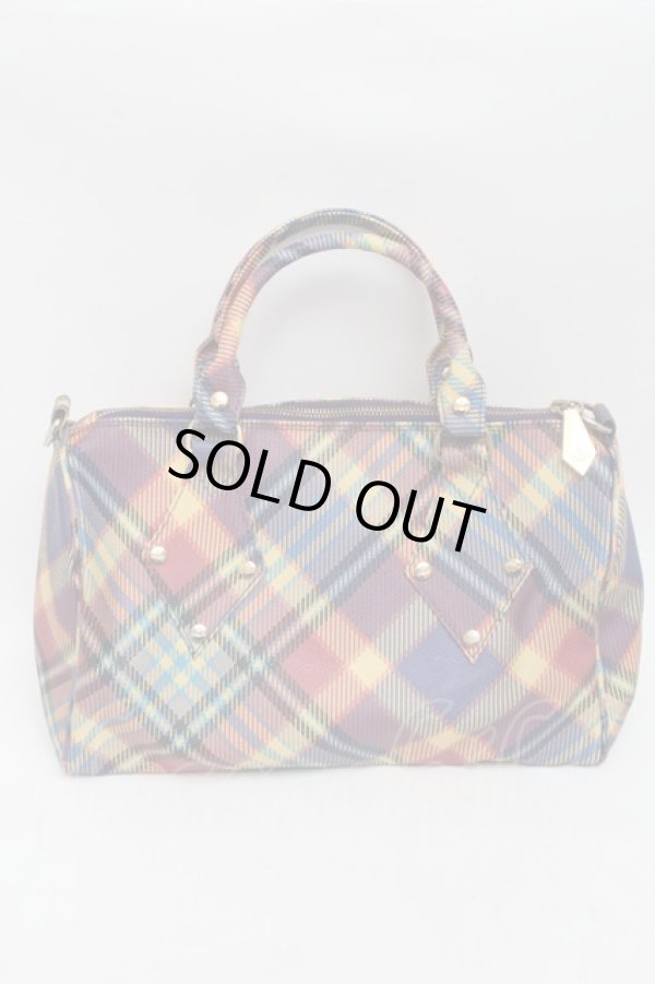 画像2: ヴィヴィアンウエストウッド 中古 / ダービーボストンバッグ  イエロー  S-25-04-16-025-ba-AS-ZS (2)