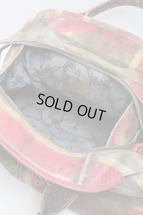 画像3: ヴィヴィアンウエストウッド 中古 / ユニオンジャックヤスミンバッグ   S-25-04-16-027-ba-AS-ZS (3)