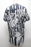 画像2: ヴィヴィアンウエストウッド 中古 / 総柄Tシャツ L 紺ｘ白  S-25-04-23-050-to-AS-ZS (2)