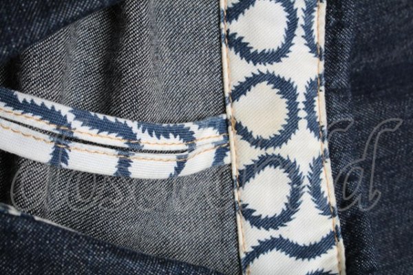 画像8: ヴィヴィアンウエストウッド Anglomania and Lee 中古 //スクイグルデニムシャツ L ブルー  S-25-04-23-051-bl-AS-ZS (8)