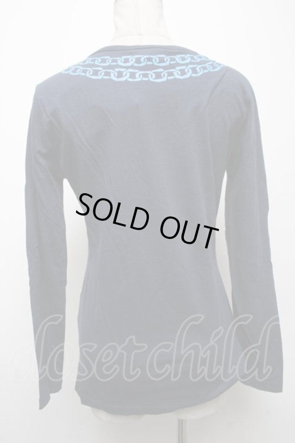 画像2: ヴィヴィアンウエストウッド 中古 / リボンオーブカットソー 3 紺  S-25-04-23-053-to-HR-ZY (2)