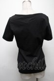 画像2: ヴィヴィアンウエストウッド 中古 / TS/オーブ刺繍Tシャツ 02 黒  S-25-04-23-055-ts-AS-ZS (2)