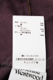 画像7: ヴィヴィアンウエストウッド 中古 / ストライプトラックジャケット  ワイン  S-25-04-23-060-jc-AS-ZS (7)