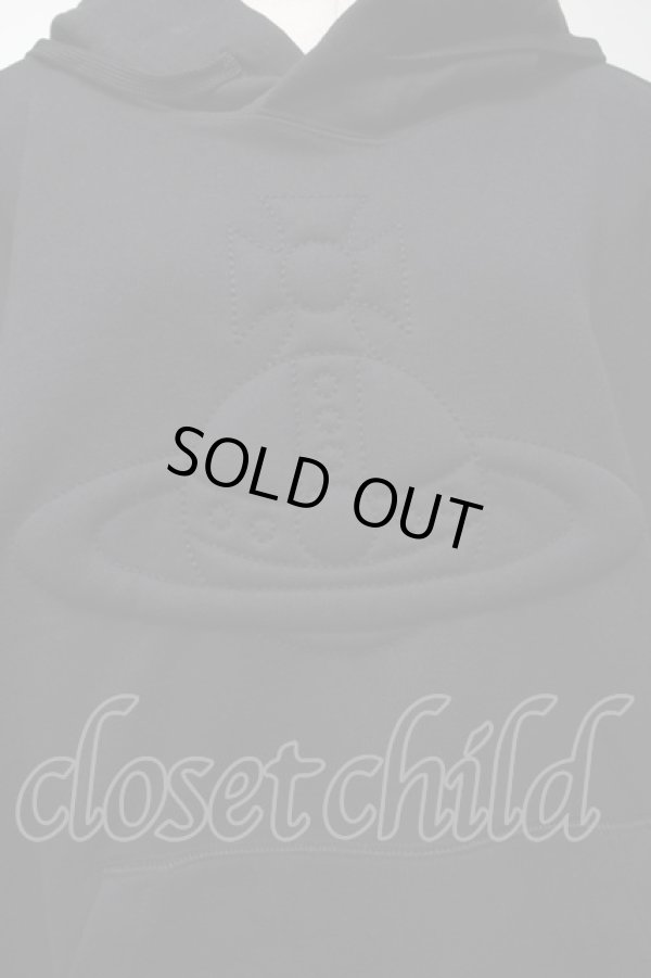 画像3: ヴィヴィアンウエストウッド MAN 中古 / パディング ORB ビッグ パーカー 44 黒  S-25-04-23-062-to-AS-ZS (3)