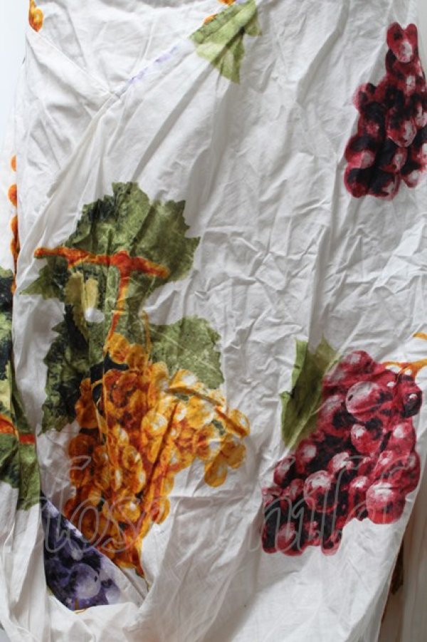 画像4: ANGLOMANIA 中古 / ブドウ柄エイトスカート 42  S-25-04-23-066-sk-HR-ZS (4)