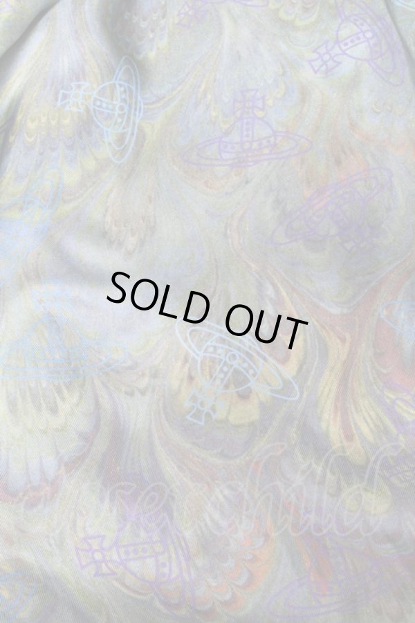 画像5: ヴィヴィアンウエストウッド 中古 //DRUNKEN DRAPEスカート 36 ブルーマック  S-25-04-23-068-sk-AS-ZH (5)