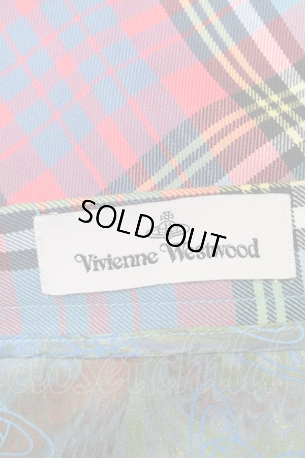 画像6: ヴィヴィアンウエストウッド 中古 //DRUNKEN DRAPEスカート 36 ブルーマック  S-25-04-23-068-sk-AS-ZH (6)