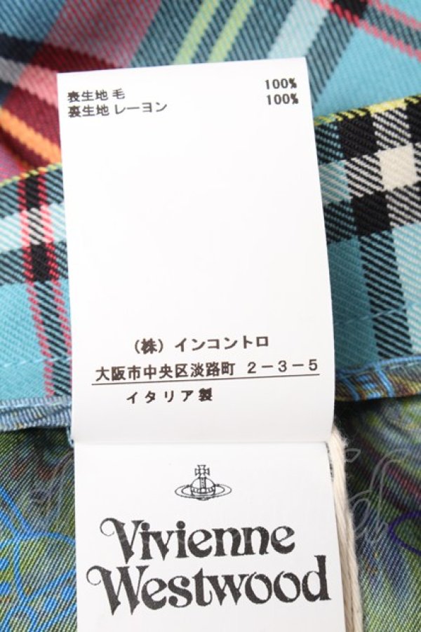 画像7: ヴィヴィアンウエストウッド 中古 //DRUNKEN DRAPEスカート 36 ブルーマック  S-25-04-23-068-sk-AS-ZS (7)