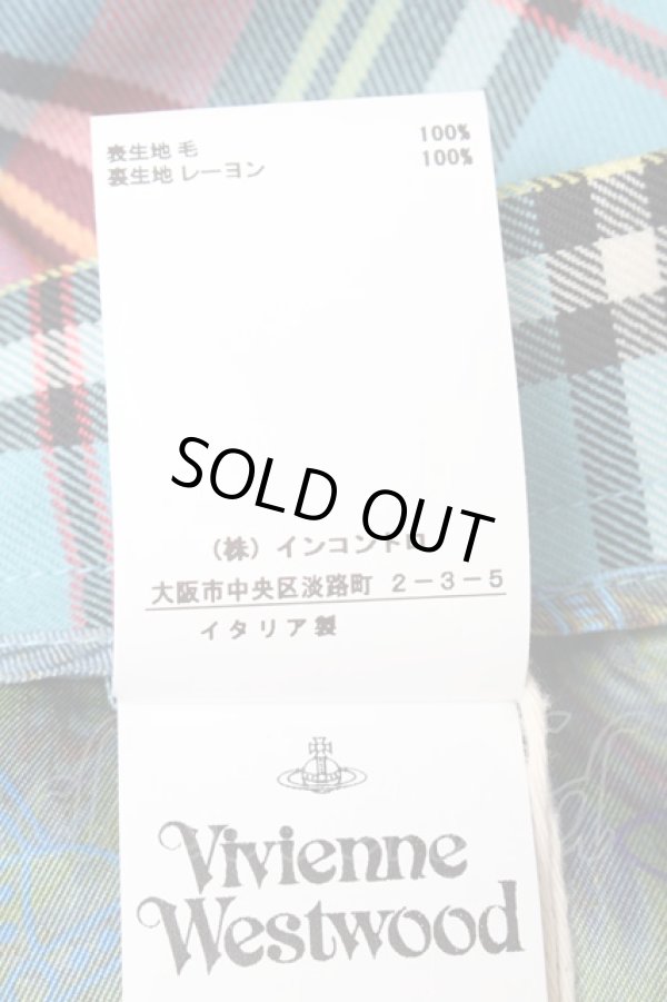 画像7: ヴィヴィアンウエストウッド 中古 //DRUNKEN DRAPEスカート 36 ブルーマック  S-25-04-23-068-sk-AS-ZH (7)