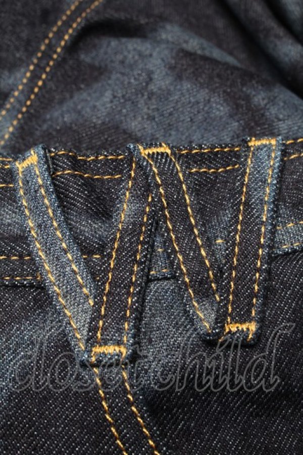 画像9: ヴィヴィアンウエストウッド 中古 / ロゴマニアツイストシームデニム XS ブルー  S-25-04-23-071-pa-AS-ZS (9)