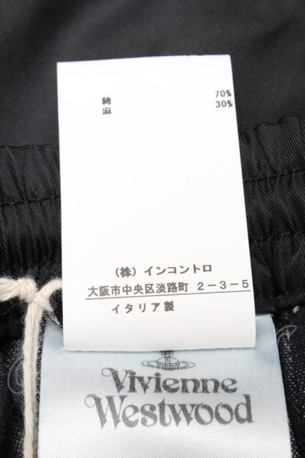 画像6: ヴィヴィアンウエストウッド 中古 / Danielトラウザーズ 07 ブルー  S-25-04-23-072-pa-AS-ZS (6)