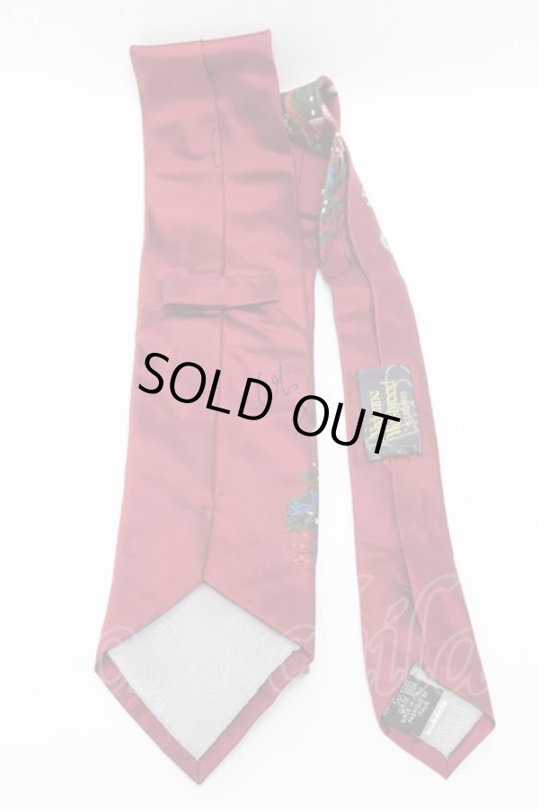 画像2: ヴィヴィアンウエストウッド 中古 / バンビネクタイ  ワイン  S-25-04-23-014-gd-AS-ZS (2)