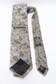 画像2: ヴィヴィアンウエストウッド MAN 中古 / ジャガードネクタイ  グレー  S-25-04-23-017-gd-AS-ZS (2)
