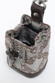 画像3: ヴィヴィアンウエストウッド 中古 / DAISYチャームバッグ  ブラウン  S-25-04-23-019-gd-AS-ZS (3)
