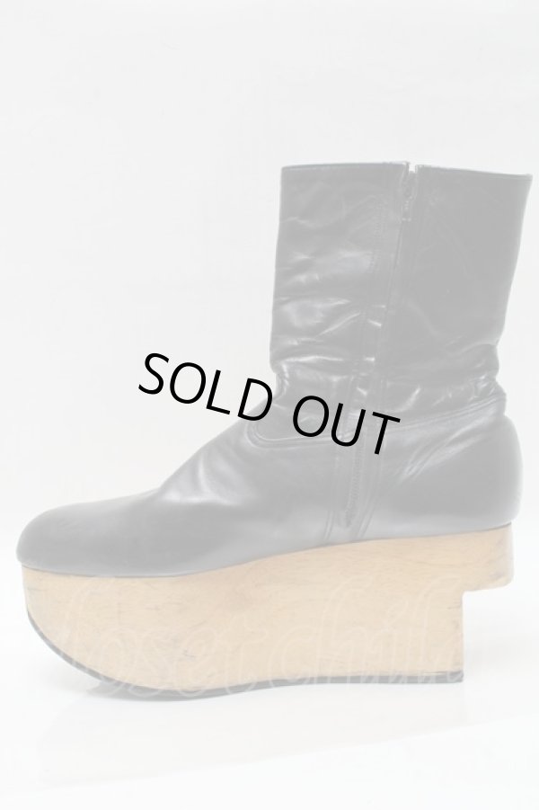 画像4: ヴィヴィアンウエストウッド 中古 / ロッキンホースブーツ  黒  S-25-05-11-020-sh-AS-ZS (4)