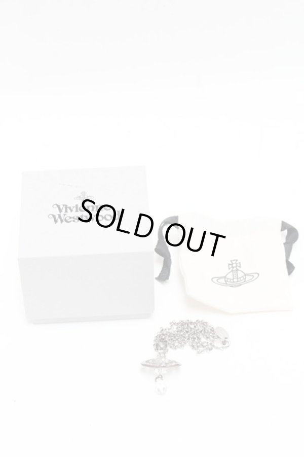 画像6: ヴィヴィアンウエストウッド 中古 / NC/クリスタルドロップタイニーネックレス  シルバー  S-25-05-11-022-nl-AS-ZS (6)