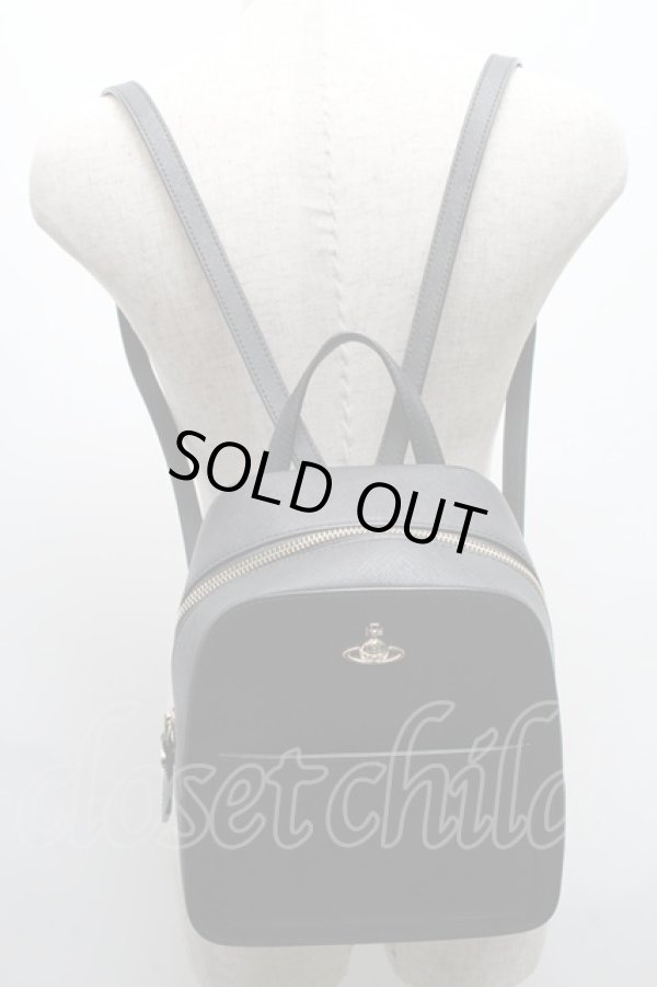 画像2: ヴィヴィアンウエストウッド 中古 / SM RUCKSACK　リュック  黒  S-25-05-11-025-ba-AS-ZS (2)