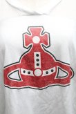 画像3: ヴィヴィアンウエストウッド 中古 / プリントメッシュTシャツ 00 白  S-25-05-11-030-to-AS-ZS (3)