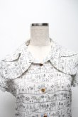 画像3: ヴィヴィアンウエストウッド 中古 / オーブ総柄ブラウス 2 白  S-25-05-11-031-bl-AS-ZS (3)